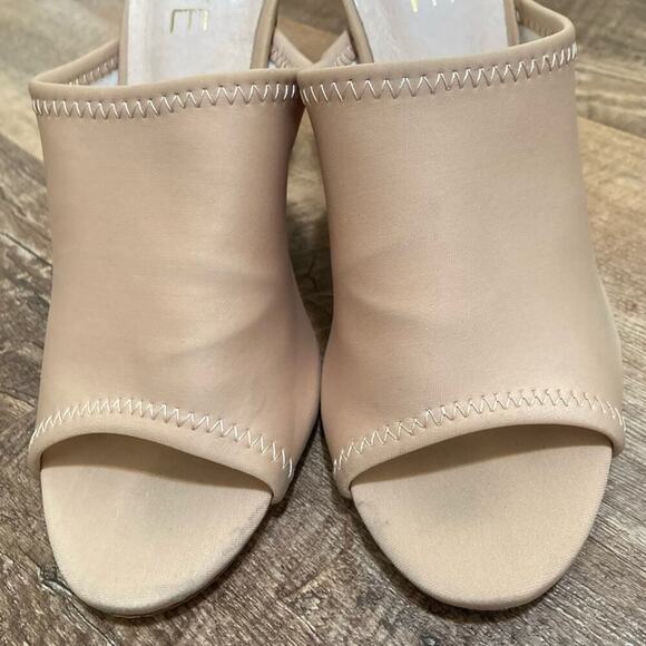 RAYE Nude Slip-on Sandals Heels - Picture 7 of 15